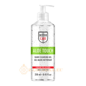 (plu05313) - Hand Sanitizer Gel, Aloe Scented, Alcohol-Based, Better Care - 250ml