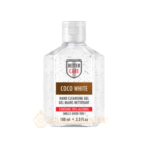 (plu05304) - Hand Sanitizer Gel, Coconut Scented, Alcohol-Based, Better Care - 100ml