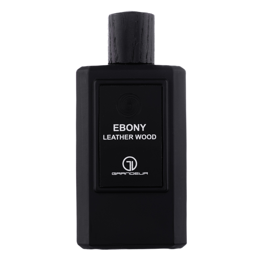 (plu00167) - Eau de Parfum Ebony Leather Wood, Grandeur Elite, Men - 100ml