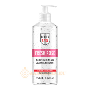 (plu05321) - Hand Sanitizer Gel, Rose Scented, Alcohol-Based, Better Care - 250ml