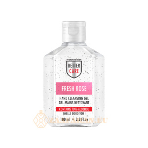 (plu05320) - Hand Sanitizer Gel, Rose Scented, Alcohol-Based, Better Care - 100ml