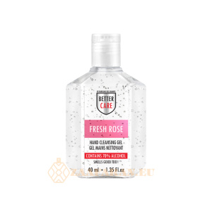 (plu05319) - Hand Sanitizer Gel, Rose Scented, Alcohol-Based, Better Care - 40ml