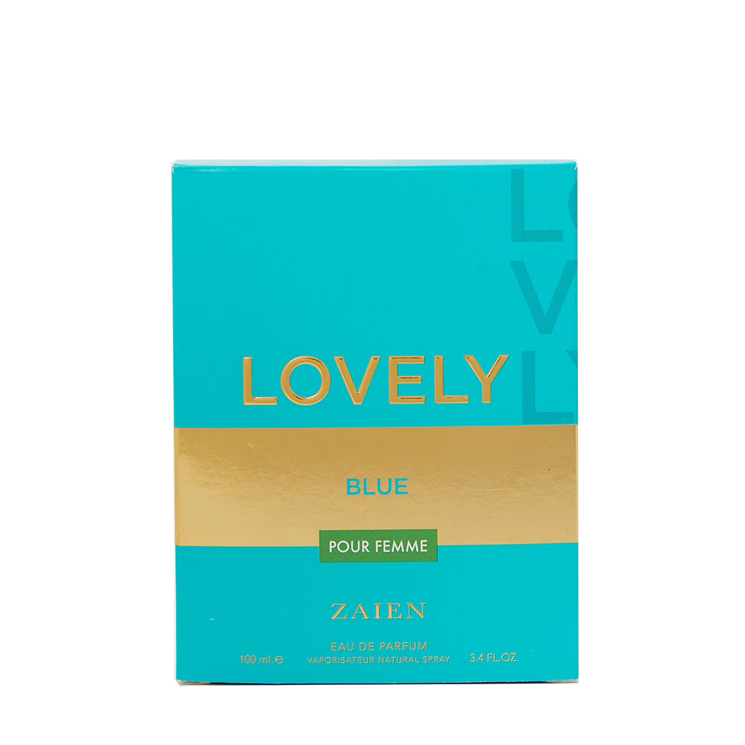 (plu01328) - Eau de Parfum Lovely Blue, Zaien, Women - 100ml - Image 6