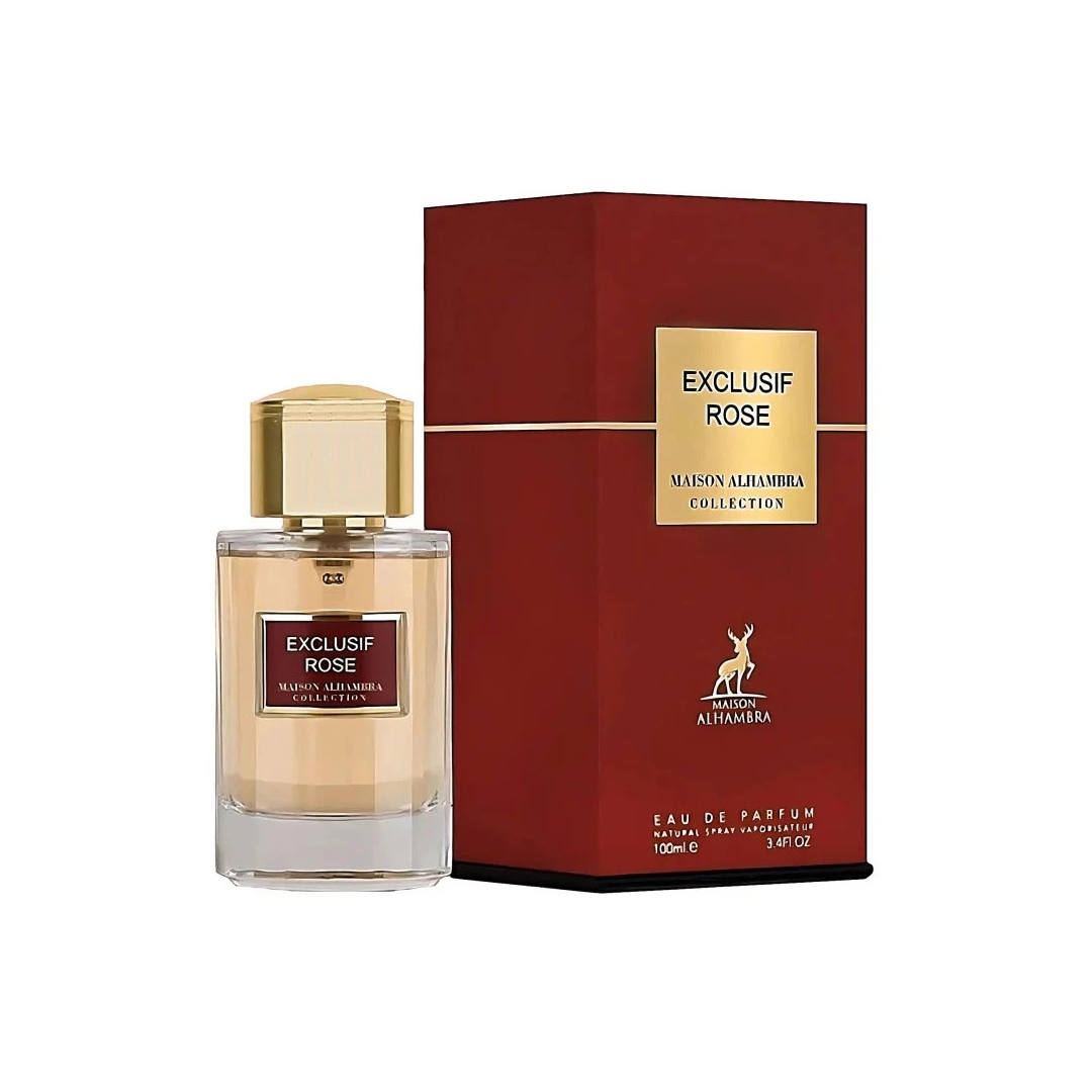 (plu00746) - Eau de Parfum Exclusif Rose, Maison Alhambra, Unisex - 100ml - Image 3