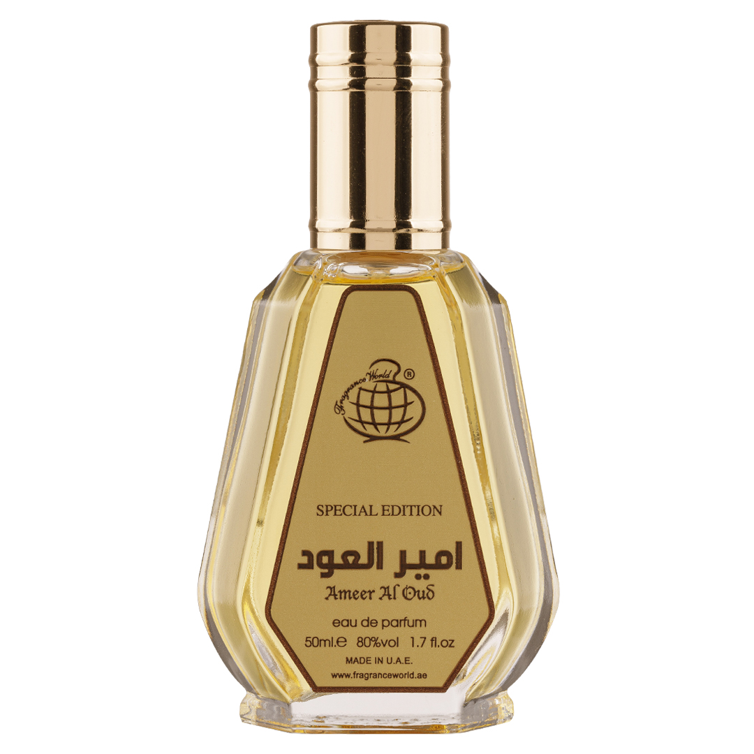 (plu00813) - Eau de Parfum Ameer Al Oud Vip Original Special Edition, Fragrance World, Unisex - 50ml