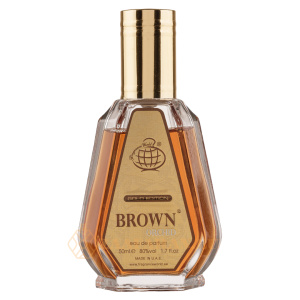 (plu00808) - Eau de Parfum Brown Orchid Gold Edition, Fragrance World, Unisex - 50ml