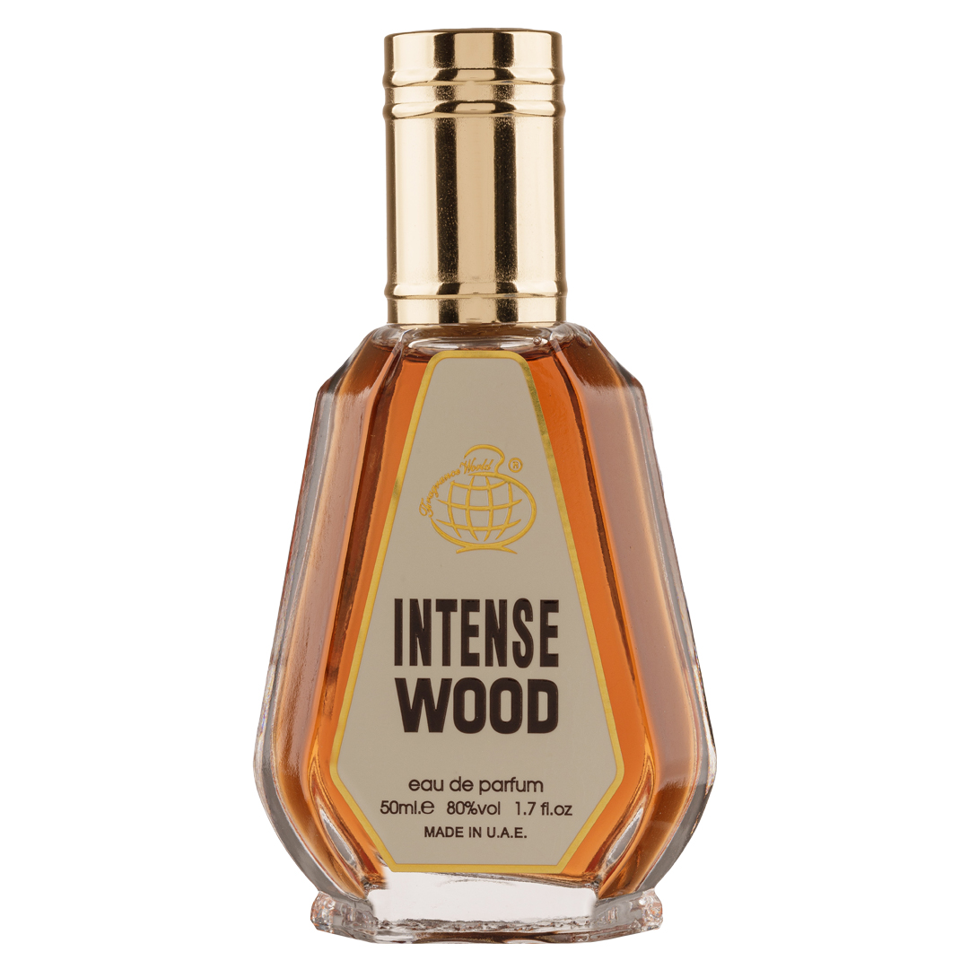(plu00812) - Eau de Parfum Intense Wood, Fragrance World, Unisex - 50ml
