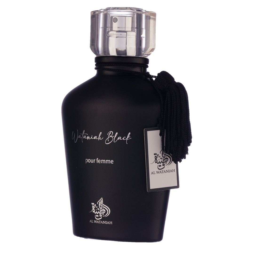 (plu00953) - Eau de Parfum Watania Black, Al Wataniah, Women - 100ml - Image 2