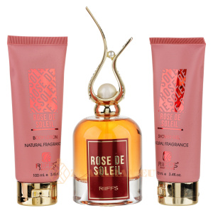 (plu00044) - Set Cadou Rose De Soleil Eau de Parfum 100ml + Gel De Dus 100ml + Lotiune de corp 100ml, Riiffs