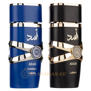 (plu01706) - Gift Set Asad Eau de Parfum 100ml + Asad Zanzibar Eau de parfum 100ml, Lattafa
