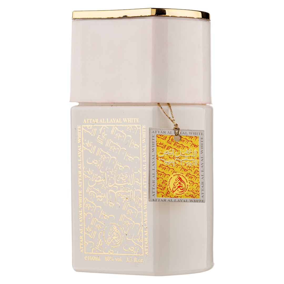 (plu00144) - Apa de Parfum Attar Al Layal White, Al Fakhr Perfumes, Femei - 100ml - Image 2