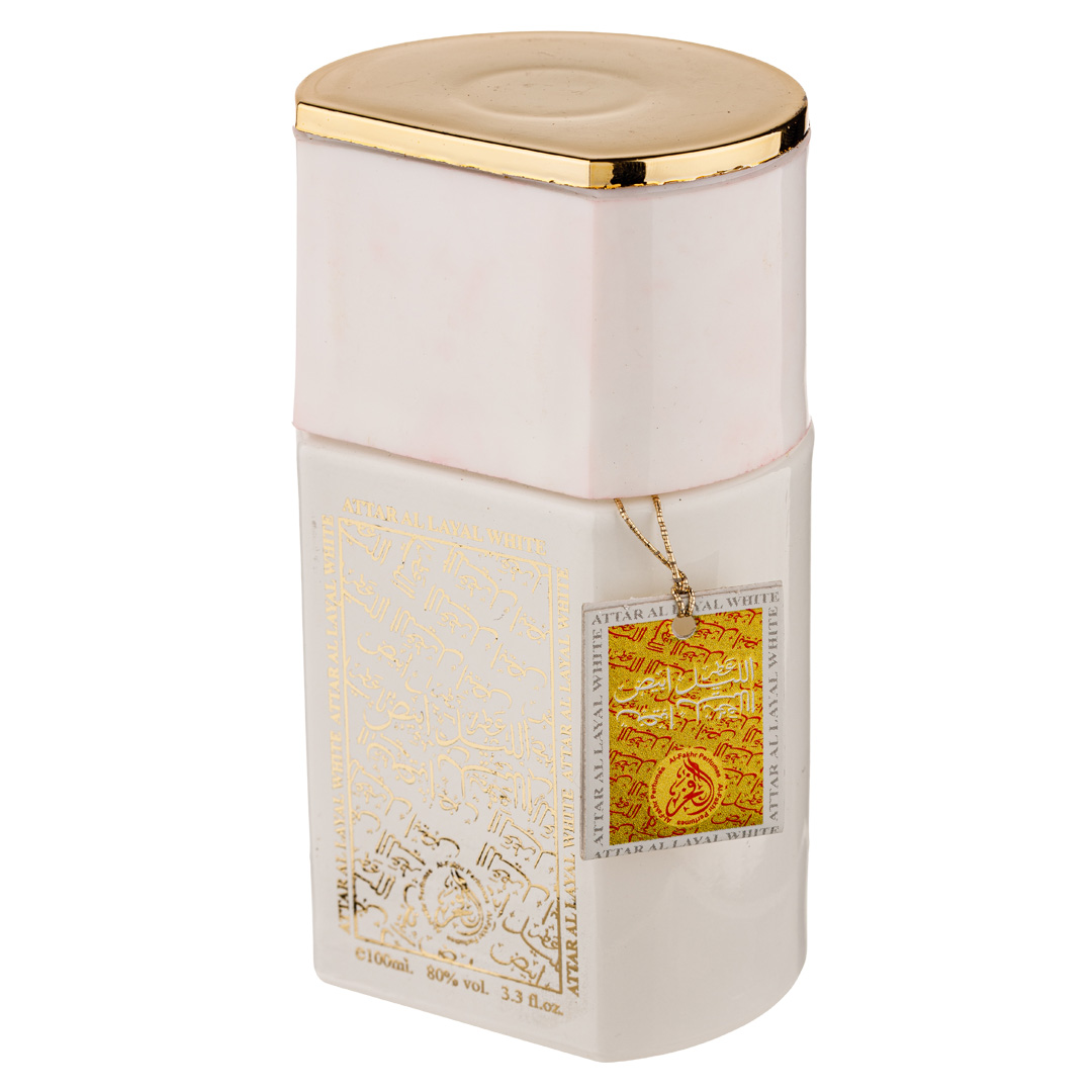 (plu00144) - Apa de Parfum Attar Al Layal White, Al Fakhr Perfumes, Femei - 100ml - Image 3
