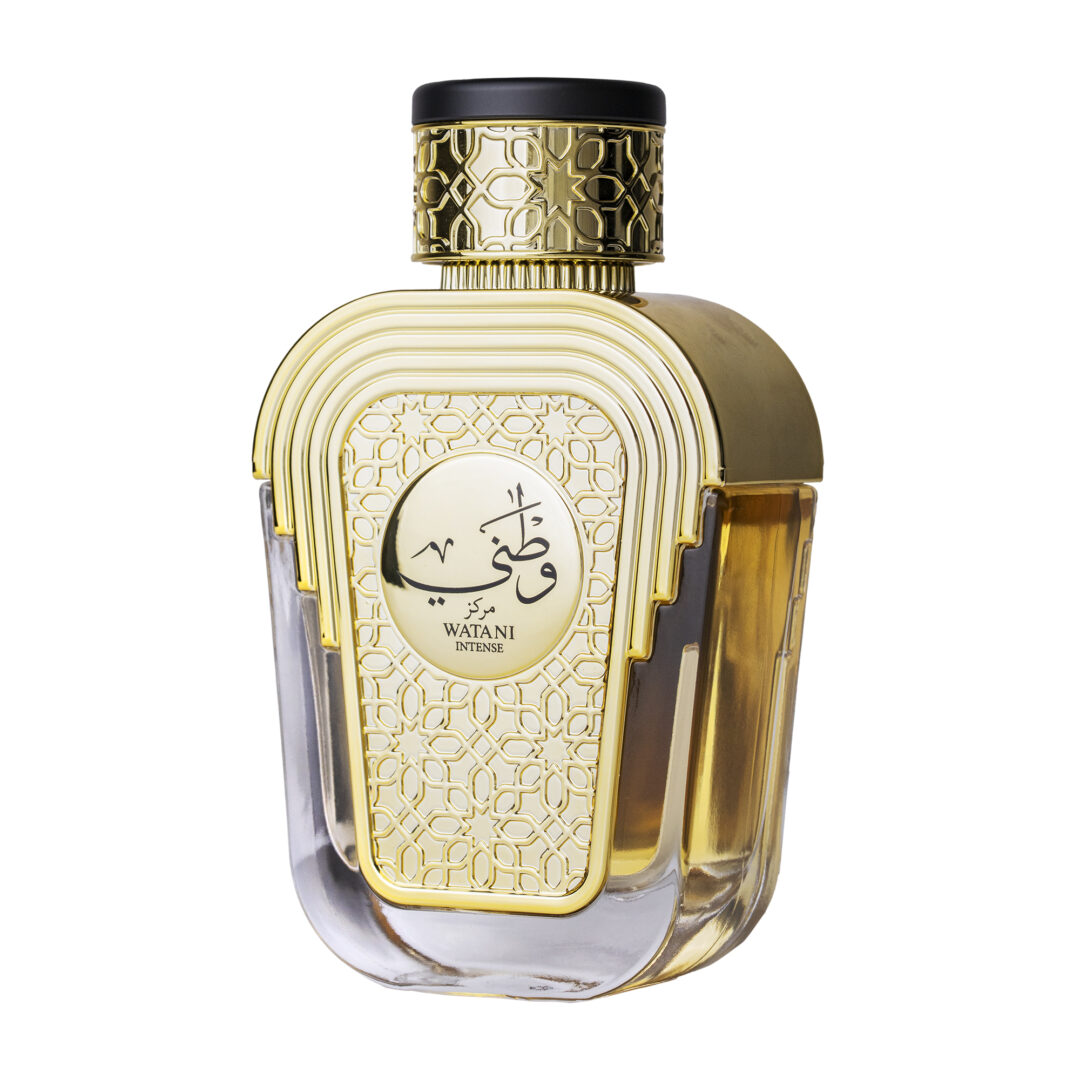 (plu05435) - Apa de Parfum Watani Intense Gold, Al Wataniah, Femei - 100ml - Image 2