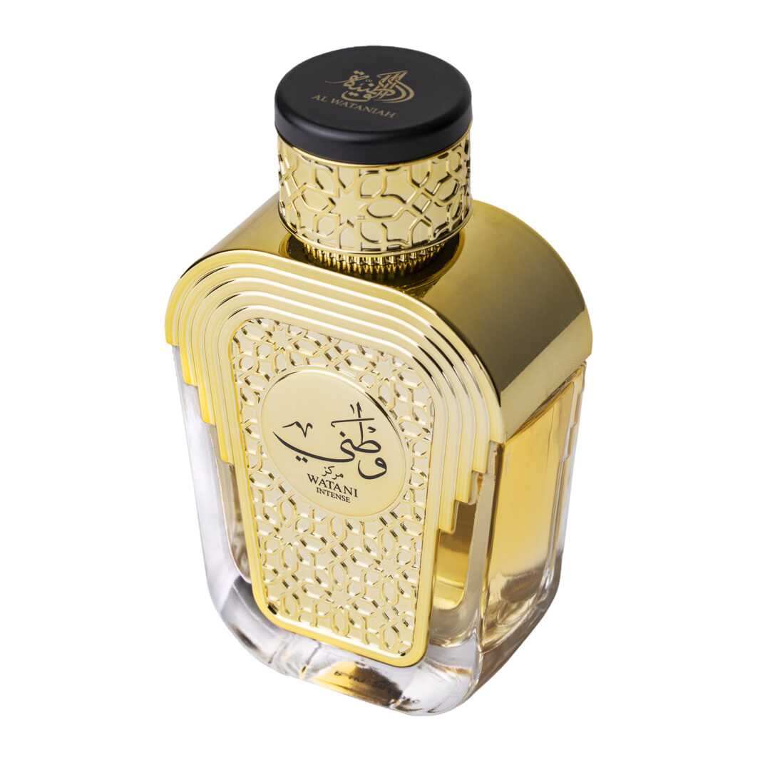 (plu05435) - Apa de Parfum Watani Intense Gold, Al Wataniah, Femei - 100ml - Image 3